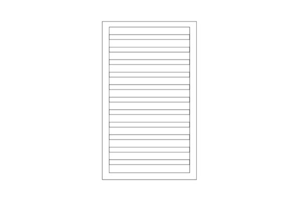 2538-tubular-frame-louver_1 2538 Tubular frame louver